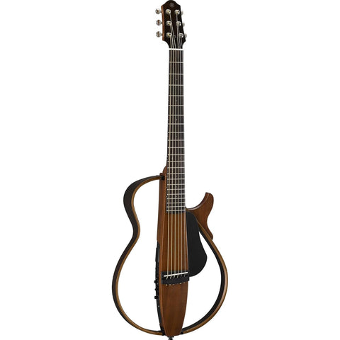 YAMAHA SLG200S NT Steel String Silent Mahogany Wood Guitar With Hard Gig Bag, Natural