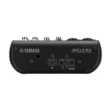 YAMAHA AG06MK2 Live Streaming Live Sound Mixer- AG06MK2 B With USB Connection, Black