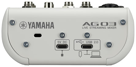YAMAHA AG03MK2 Live Streaming Mixer - AG03MK2 W