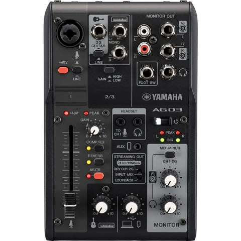 YAMAHA AG03MK2 Live Streaming Mixer - AG03MK2 B