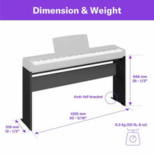 Yamaha L-100B Digital Piano Stand for P-145 Piano
