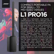 Bose L1 Pro16 - Portable PA System, Portable Line Array Speaker with Integrated Bluetooth, Built-in Mixer, and Wireless App Control
