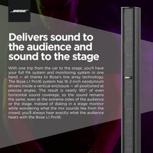 Bose L1 Pro16 - Portable PA System, Portable Line Array Speaker with Integrated Bluetooth, Built-in Mixer, and Wireless App Control
