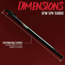 Gator GFW-SPK-SUB60 Speaker Stand (Black)