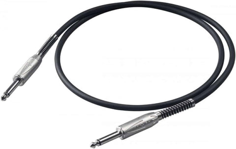 Proel BULK100LU3 Cavo Audio Professional with Connessioni Jack Mono 6.3 mm to 6.3 mm Jack - 3 m