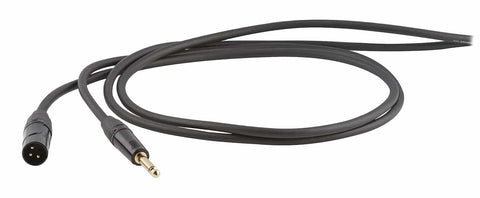 ProEl DHS230LU5 DH.BAL.CABLE.3P.XLR.M.6.3.ST.BK (5 Metres)
