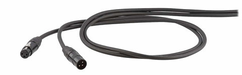 ProEl DHS240LU6 DH.BAL.CABLE.3P.XLR.M.6.3.ST.BK (6 Metres)