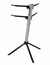 Stay Music Tower Keyboard Stand Slim Model Two Arms 1100/02 (Silver)