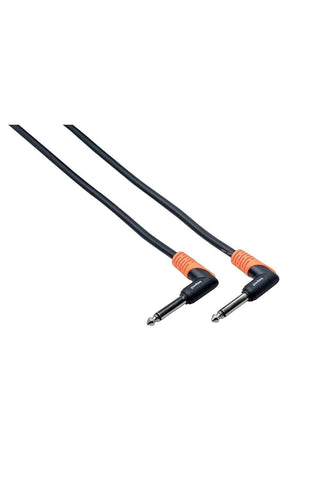 Bespeco SLPP030 Silos Series Foot Pedal Cable - Right Angle Jacks, Oxygen Free Copper (OFC), Length 1'