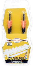 Bespeco SLSS300 Instrument Cable Jack Trs/Jack Trs, 3 m