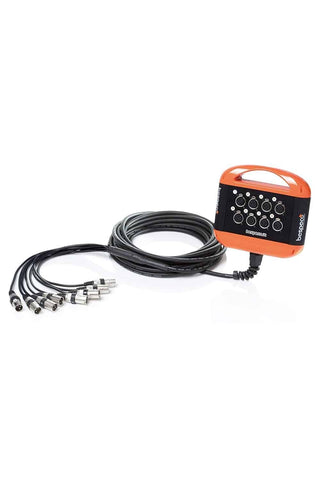 Bespeco XTRA800L20 Audio System Cable, 8 XLR F - 20 meters
