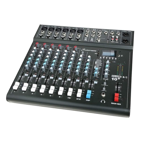 Studiomaster Club XS10+ 10-Channel Bluetooth Analog Mixer