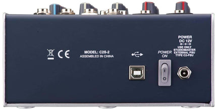 Studiomaster C2S-2 Compact 2-Channel USB Mixer