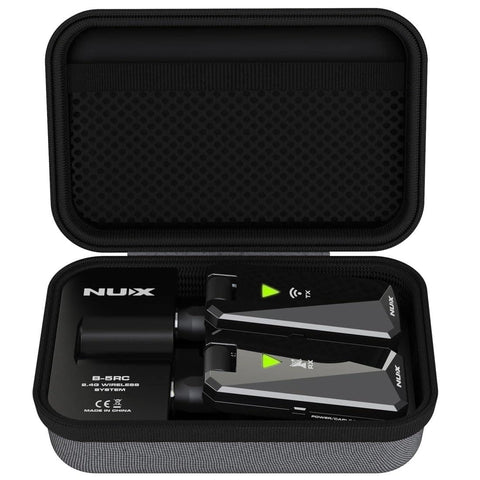 NUX B-5RC Wireless Guitar System with Charging Case – Auto Match &amp; Mute