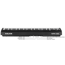 NUX NPK-20 88-Key Portable Digital Piano – 271 Sounds (Black)