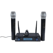 Havana JRU-562 UHF Dual Channel Wireless Receiver & HT-51C Handheld Wireless Microphone System