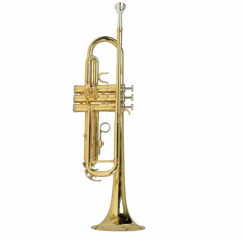 Vienna YWTR-01 Trumpet Bb Scale Gold Lacquer Sold By ChennaiMusicals