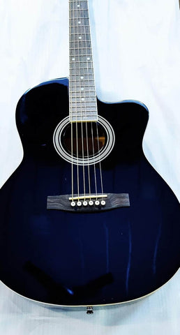 Havana Acoustic Guitar (Aag39, Black)