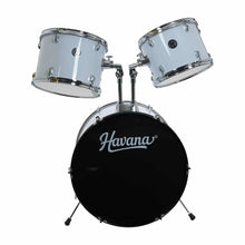 Havana HV 522WH Acoustic Drum (full kit) 5PCs set including Hardware White