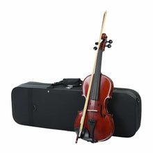 Havana MV1416OP Full Size 4/4 Violin with Case, Ebony Fingerboard & Pegs