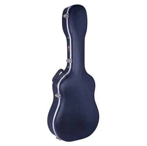 Crossrock CRA802DBK Abs Molded Dreadnought Acoustic Guitar Hard Case - Black