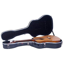 Crossrock CRA802DBK Abs Molded Dreadnought Acoustic Guitar Hard Case - Black