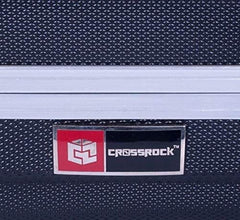 Crossrock CRA802DBK Abs Molded Dreadnought Acoustic Guitar Hard Case - Black
