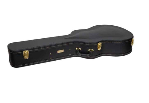 Crossrock CRW-620 DBK Dreadnought Wooden Guitar Case, Black