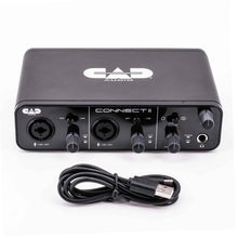 CAD Audio CX2 Connect II 2x2 USB Interface 24 Bit/96KHz (CX2), Black (AMS-CX2)