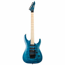 ESP LTD MH-203 Quilted Maple See Through Blue