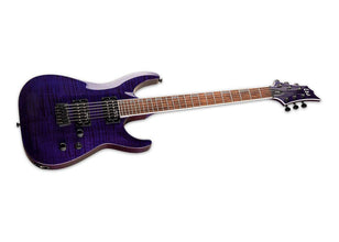 ESP 6 String LTD H-200FM Electric Guitar See Thru Purple H-200FM STP