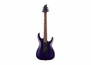 ESP 6 String LTD H-200FM Electric Guitar See Thru Purple H-200FM STP