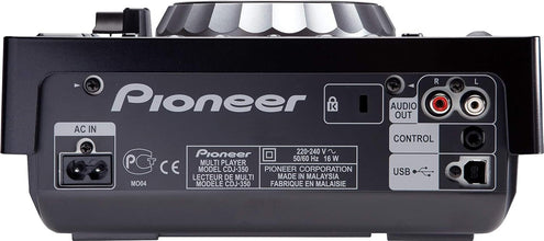 Pioneer CDJ-350 Compact DJ Multi Player With Disc Drive - Black