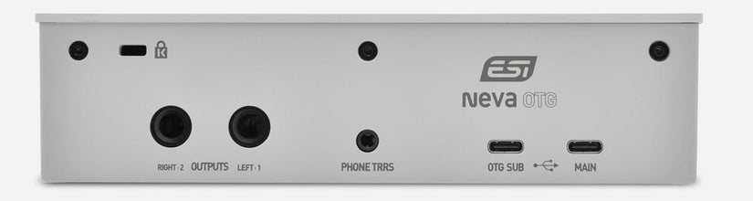 ESI Neva OTG Professional Audio Interface 24-bit/192kHz Dual USB-C