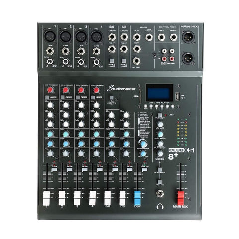Studiomaster CLUB XS8 Plus 8 Channel Analog Mixer