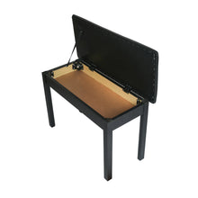 HEBIKUO-Q-111T-DOUBLE PIANO STOOL (with storage)