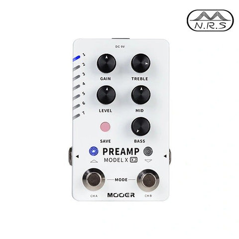 Mooer PREAMP Model X2 Digital PreAmp Pedal