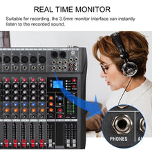 Digimore D-260 Professional 8-Channel Audio Mixer with USB & BT