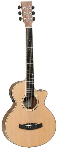 Tanglewood Discovery Dbt Tce Bw Electro-Acoustic Travel Guitar