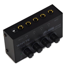 Whyte Audio HA400 Headphone Amplifier, 4 Channel Metal Stereo Audio Amplifier