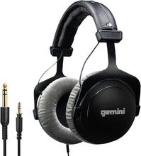 Gemini Sound DJ Equipment Mixing Headset System DJX-1000 Ultimate Over Ear Closed Back Studio Monitor Isolation Recording