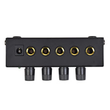 Whyte Audio HA400 Headphone Amplifier, 4 Channel Metal Stereo Audio Amplifier