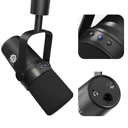DIGIMORE D-490 Dynamic USB/XLR Podcast Microphone Kit - suhavi mart