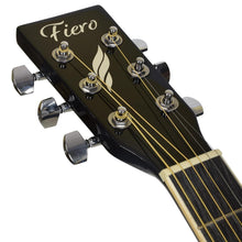 Whyte Audio Fiero Series Acoustic Guitar (Transparent Black)