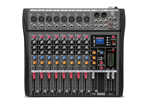Digimore D-260 Professional 8-Channel Audio Mixer