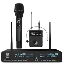 Digimore D-395 HL UHF Wireless Microphone System with Handheld & Lavalier Mic