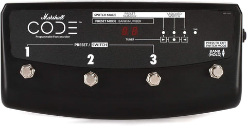 Marshall PEDL-91009 4-way Footswitch for Code Amplifiers