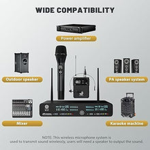 Digimore D-395 LL UHF Wireless Microphone System with 2 Lavalier Mics