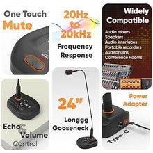 Digimore D-660 Desktop Podium Gooseneck Condenser Microphone
