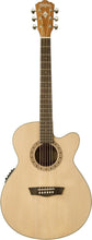 Washburn Harvest Series WG7SCE Acoustic-Electric Guitar, Natural Gloss